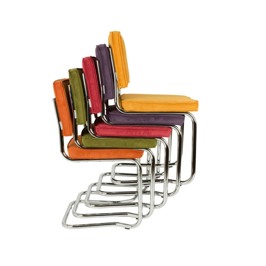 Ridge Rib Kink Essstuhl Hellgrau – Bild 8