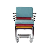 Ridge Rib Kink Essstuhl mit Armlehnen Blau – Bild 6