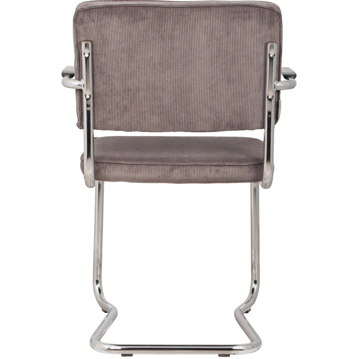 Ridge Rib Kink Essstuhl mit Armlehnen Grau – Bild 2