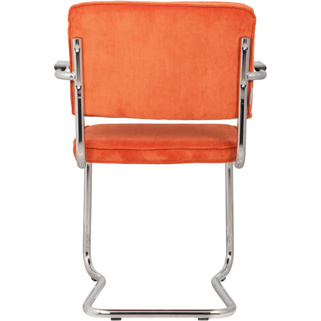 Ridge Rib Kink Essstuhl mit Armlehnen Orange – Bild 2