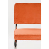 Ridge Rib Kink Essstuhl Orange – Bild 3