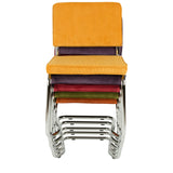 Ridge Rib Kink Essstuhl Orange – Bild 7