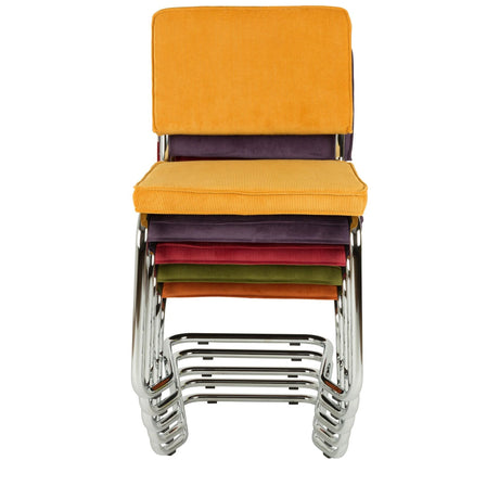 Ridge Rib Kink Essstuhl Orange – Bild 7