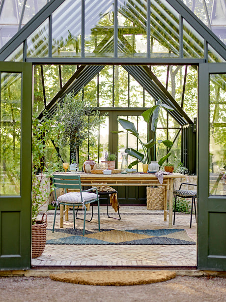 Monsi Gartenstuhl, Grün, Verzinktes Metall - ZEN ZONE Furniture