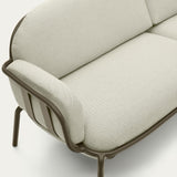 Joncols 3-Sitzer-Gartensofa aus Aluminium mit Finish in Grün 225 cm - ZEN ZONE