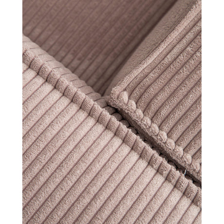 Blok 3-Sitzer-Sofa breiter Cord rosa 240 cm - ZEN ZONE