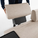 Compo 3-Sitzer Sofa beige mit großem Tablett 252 cm - ZEN ZONE